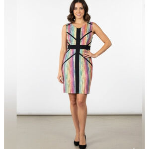 Minkas Multicolour Sleeveless Dress M